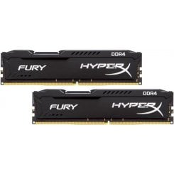 Озу Kingston DDR4 16GB (2x8GB) 3200Mhz HyperX Fury Black (HX432C18FB2K2/16) (Восстановлено продавцом, 918737)