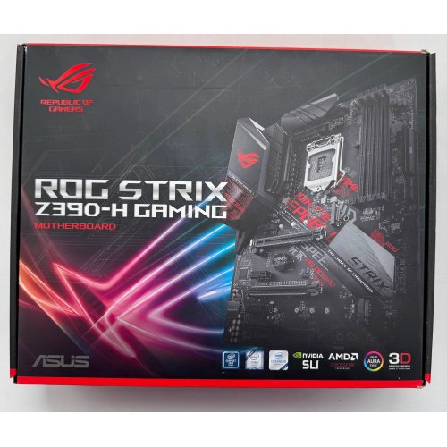 Материнська плата Asus ROG STRIX Z390-H GAMING (s1151-v2, Intel Z390) (Відновлено продавцем, 918738) купити в Україні | Telemart фото