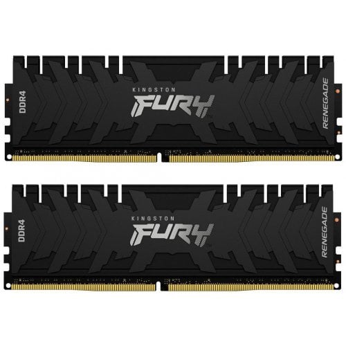 Озу Kingston DDR4 16GB (2x8GB) 3200Mhz FURY Renegade Black (KF432C16RBK2/16) (Восстановлено продавцом, 918770) купить в Украине | Telemart фото