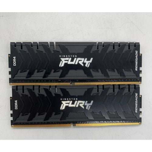 Озу Kingston DDR4 16GB (2x8GB) 3200Mhz FURY Renegade Black (KF432C16RBK2/16) (Восстановлено продавцом, 918770) купить в Украине | Telemart фото