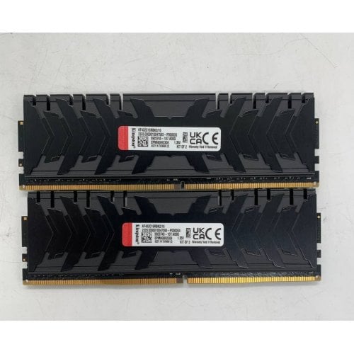 Озу Kingston DDR4 16GB (2x8GB) 3200Mhz FURY Renegade Black (KF432C16RBK2/16) (Восстановлено продавцом, 918770) купить в Украине | Telemart фото