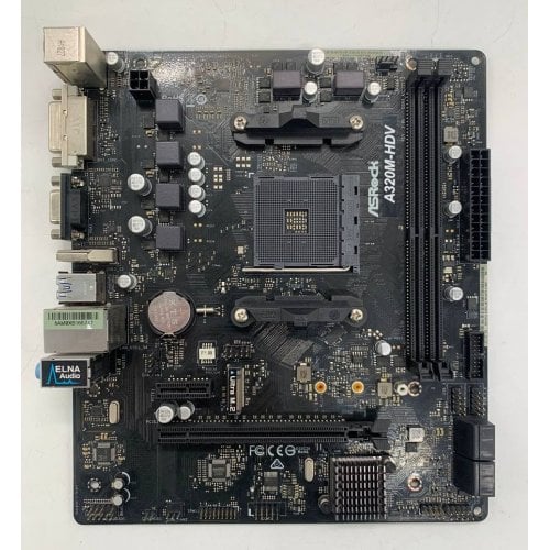 Материнська плата AsRock A320M-HDV R3.0 (sAM4, AMD A320) (Відновлено продавцем, 918785) купити в Україні | Telemart фото