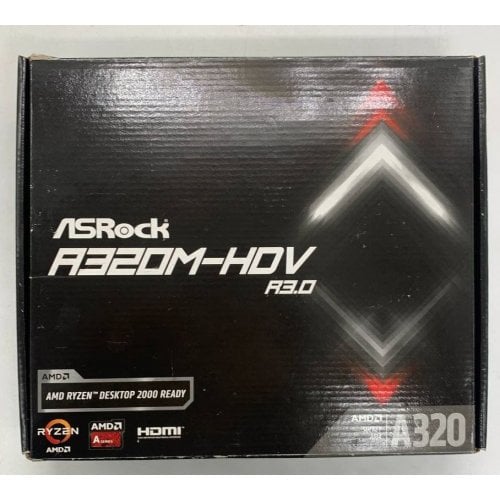 Материнська плата AsRock A320M-HDV R3.0 (sAM4, AMD A320) (Відновлено продавцем, 918785) купити в Україні | Telemart фото