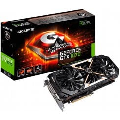 Видеокарта Gigabyte GeForce GTX 1070 Xtreme Gaming 8192MB (GV-N1070XTREME-8GD) (Восстановлено продавцом, 918789)