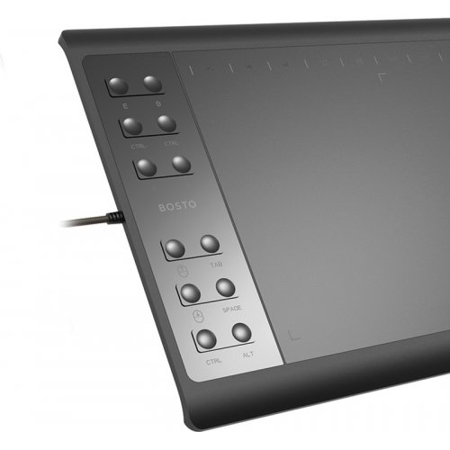 Графический планшет Bosto 1060 Plus (B1060PLUS) Black купить в Украине | Telemart фото