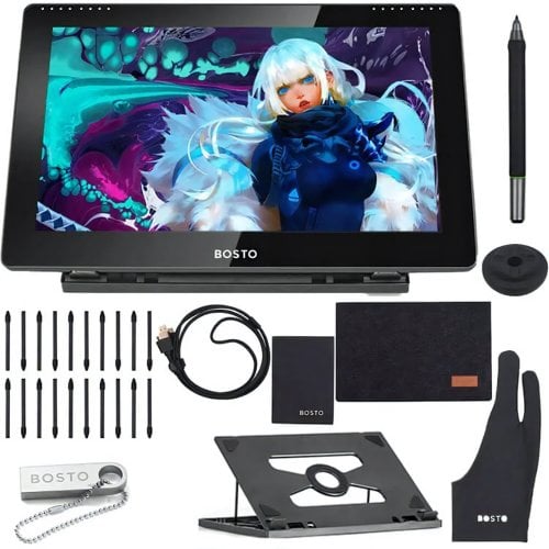 Графічний монітор Bosto BT-16HDT 2024 Black купити в Україні | Telemart фото