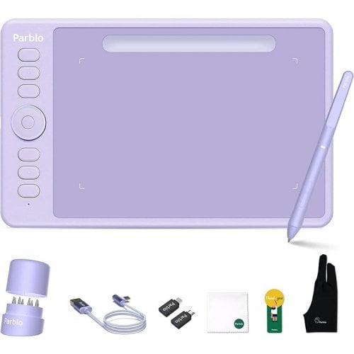 Графічний планшет Parblo Intangbo S (INTANGBOSP) Purple купити в Україні | Telemart фото