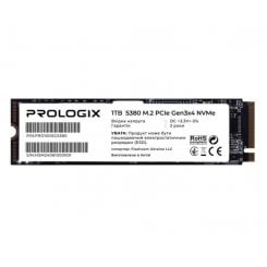 Ssd-диск Prologix S380 3D TLC 1TB M.2 (2280 PCI-E) NVMe x4 (PRO1000GS380) (Восстановлено продавцом, 918842)
