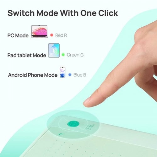 Графічний планшет Parblo Ninos Neo (NINOSNEO) Green купити в Україні | Telemart фото