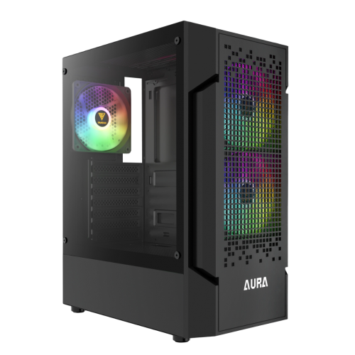 Уцінка корпус Gamdias AURA GC7 ARGB Tempered Glass без БЖ (4711514500677) Black (Розкрита упаковка, 918866) купити в Україні | Telemart фото