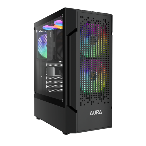 Уцінка корпус Gamdias AURA GC7 ARGB Tempered Glass без БЖ (4711514500677) Black (Розкрита упаковка, 918866) купити в Україні | Telemart фото