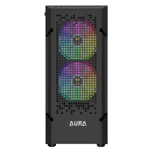 Уцінка корпус Gamdias AURA GC7 ARGB Tempered Glass без БЖ (4711514500677) Black (Розкрита упаковка, 918866) купити в Україні | Telemart фото