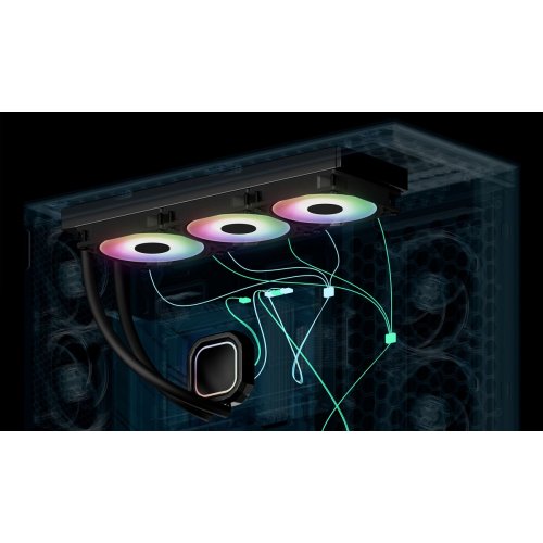 Уцінка готова сво Arctic Liquid Freezer III Pro 360 A-RGB (ACFRE00184A) Black (Пошкоджено пакування, 918885) купити в Україні | Telemart фото