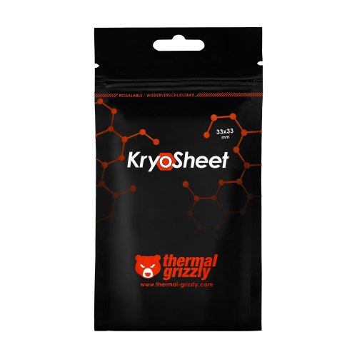 Графеновая термопрокладка Thermal Grizzly KryoSheet 33x33x0.2mm (TG-KS-33-33) купить в Украине | Telemart фото