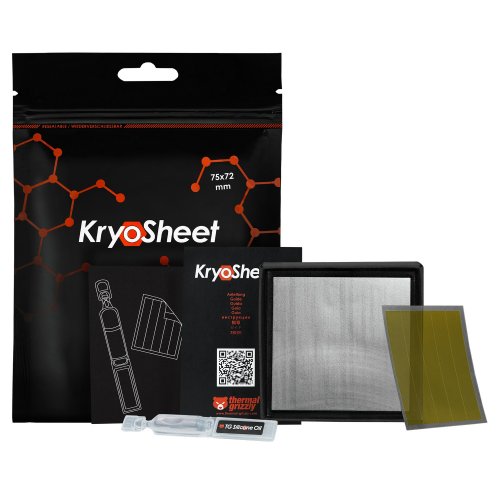 Графеновая термопрокладка Thermal Grizzly KryoSheet 75x72x0.2mm (TG-KS-75-72) купить в Украине | Telemart фото
