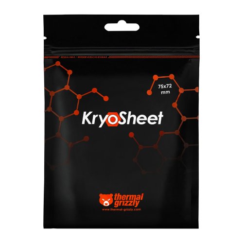 Графеновая термопрокладка Thermal Grizzly KryoSheet 75x72x0.2mm (TG-KS-75-72) купить в Украине | Telemart фото