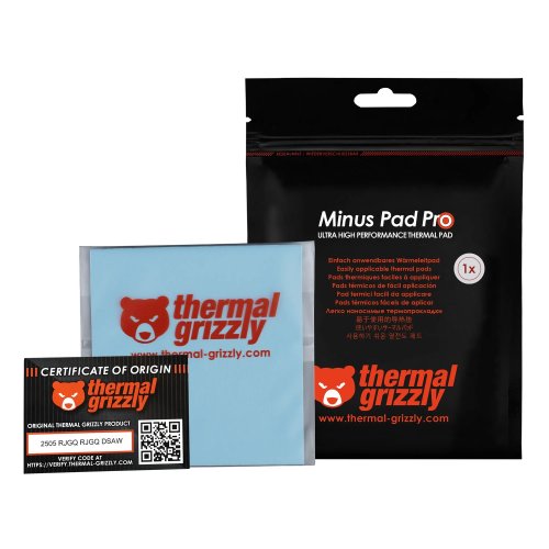 Термопрокладка Thermal Grizzly Minus Pad Pro 100x100x1mm (TG-MP-P-100-100-10) купить в Украине | Telemart фото