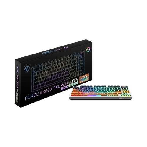 Клавиатура MSI FORGE GK600 TKL Mechanical Linear Switches Wireless Mars купить в Украине | Telemart фото