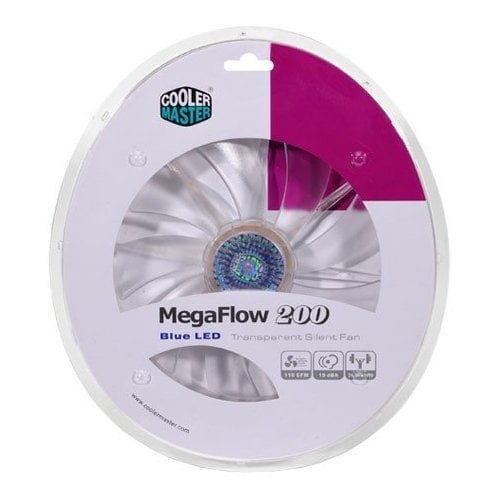 Кулер для корпусу Cooler Master MegaFlow 200 Blue LED (R4-LUS-07AB-GP) (Стан нового, 918985) купити в Україні | Telemart фото