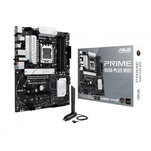 Уценка материнская плата Asus PRIME B650-PLUS WIFI (sAM5, AMD B650) (Вскрытая упаковка, 918996) купить в Украине | Telemart фото