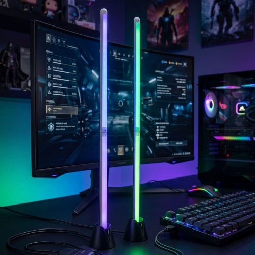 Настольные RGB-лампы GamePro SLT171 for TV/PC 2pcs Black купить в Украине | Telemart фото