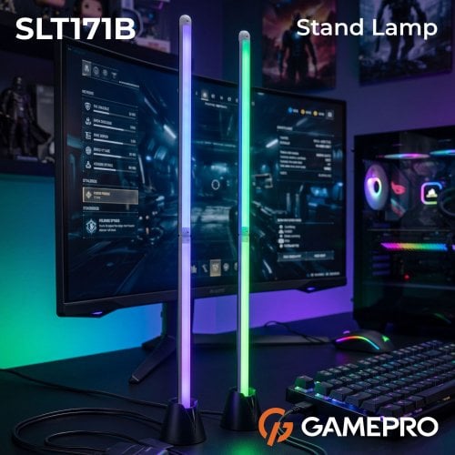 Настольные RGB-лампы GamePro SLT171 for TV/PC 2pcs Black купить в Украине | Telemart фото