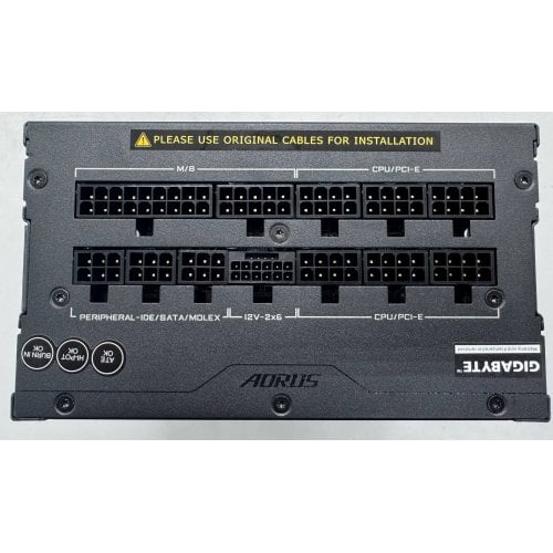 Блок живлення Gigabyte AE850PM PG5 850W (GP-AE850PM PG5) Black (Відновлено продавцем, 919025) купити в Україні | Telemart фото
