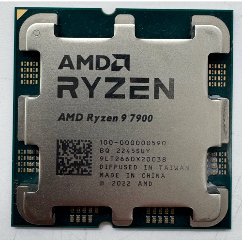 Процесор AMD Ryzen 9 7900 3.7(5.4)GHz 64MB sAM5 Box (100-100000590BOX) (Відновлено продавцем, 919051) купити в Україні | Telemart фото