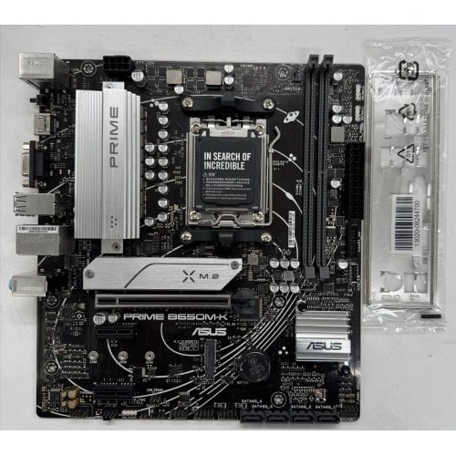 Материнская плата Asus PRIME B650M-K (sAM5, AMD B650) (Восстановлено продавцом, 919056) купить в Украине | Telemart фото