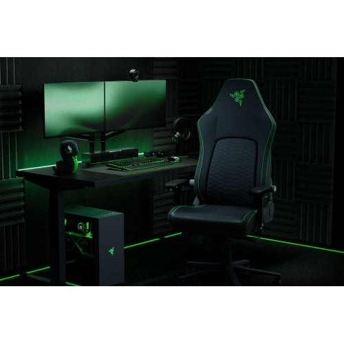 Игровое кресло Razer Iskur V2 NewGen (RZ38-04900700-R3G1) Black/Green купить в Украине | Telemart фото