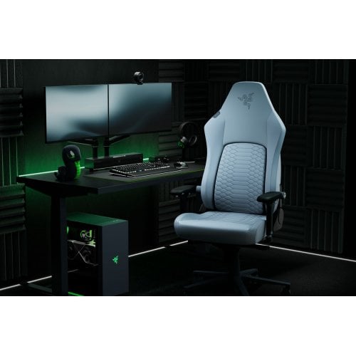 Игровое кресло Razer Iskur V2 NewGen (RZ38-04901000-R3G1) Light Gray купить в Украине | Telemart фото