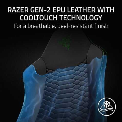 Игровое кресло Razer Iskur V2 X NewGen (RZ38-05310700-R3G1) Black/Green купить в Украине | Telemart фото