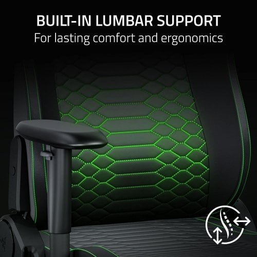 Игровое кресло Razer Iskur V2 X NewGen (RZ38-05310700-R3G1) Black/Green купить в Украине | Telemart фото