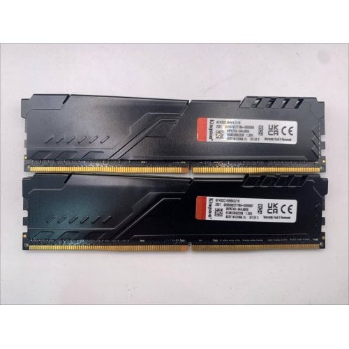 Озу Kingston DDR4 16GB (2x8GB) 3200Mhz FURY Beast Black (KF432C16BBK2/16) (Восстановлено продавцом, 919171) купить в Украине | Telemart фото