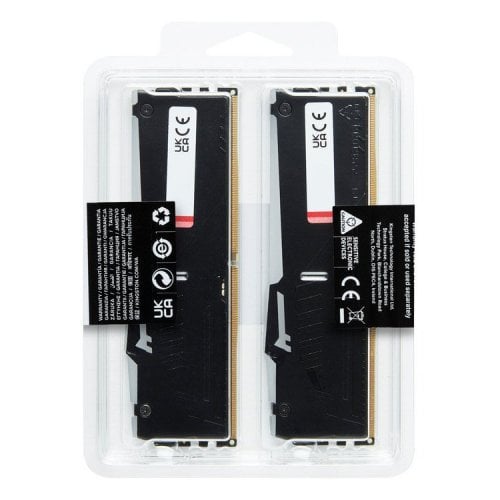 Уценка озу Kingston DDR5 64GB (2x32GB) 6400Mhz FURY Beast RGB Black (KF564C32BBEAK2-64) (Вскрытая упаковка, 919222) купить в Украине | Telemart фото