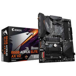 Уцінка материнська плата Gigabyte B550 AORUS ELITE AX V2 (sAM4, AMD B550) (Розкрита упаковка, 919225)