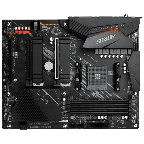Уцінка материнська плата Gigabyte B550 AORUS ELITE AX V2 (sAM4, AMD B550) (Розкрита упаковка, 919225) купити в Україні | Telemart фото