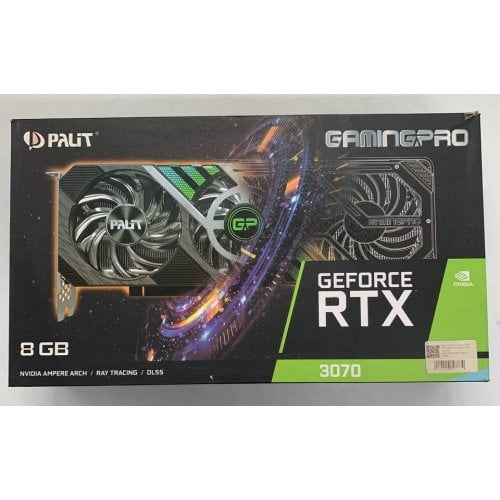 Відеокарта Palit GeForce RTX 3070 GamingPro 8192MB (NE63070019P2-1041A) (Відновлено продавцем, 919227) купити в Україні | Telemart фото