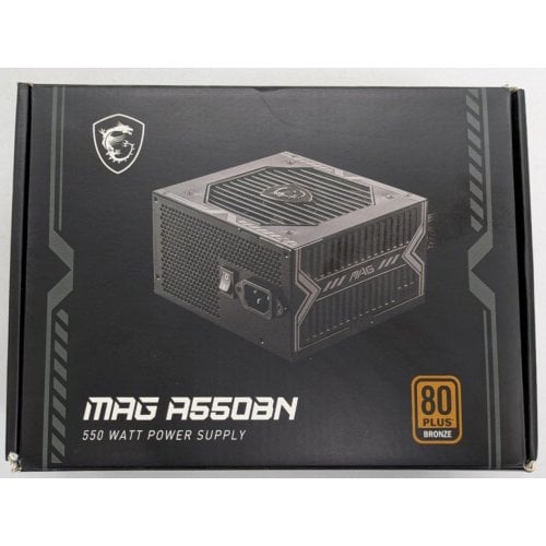 Блок питания MSI MAG 550W (A550BN) (Восстановлено продавцом, 919241) купить в Украине | Telemart фото