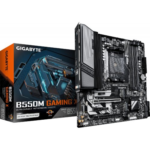 Материнская плата Gigabyte B550M GAMING X (sAM4, AMD B550) купить в Украине | Telemart фото