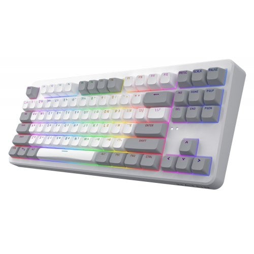 Уценка клавиатура HATOR Rockfall 3 TKL Aurum Orange Linear Rev.2.0 Wireless (HTK851UA) White (Вскрытая упаковка, 919263) купить в Украине | Telemart фото