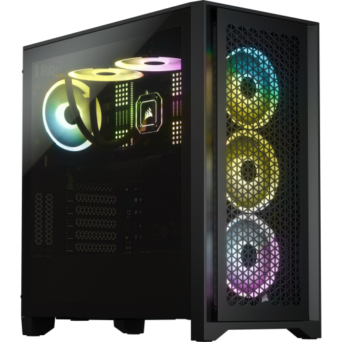 Корпус Corsair 4000D AIRFLOW Tempered Glass без БП (CC-9011200-WW) Black (Відновлено продавцем, 919268) купити в Україні | Telemart фото