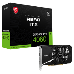 Видеокарта MSI GeForce RTX 4060 AERO ITX OC 8192MB (RTX 4060 AERO ITX 8G OC) (Восстановлено продавцом, 919301)