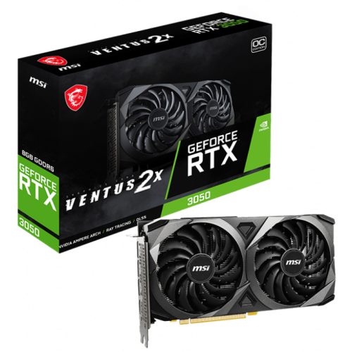 Відеокарта MSI GeForce RTX 3050 VENTUS 2X OC 8192MB (RTX 3050 VENTUS 2X 8G OC) (Відновлено продавцем, 919302) купити в Україні | Telemart фото