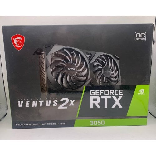 Відеокарта MSI GeForce RTX 3050 VENTUS 2X OC 8192MB (RTX 3050 VENTUS 2X 8G OC) (Відновлено продавцем, 919302) купити в Україні | Telemart фото