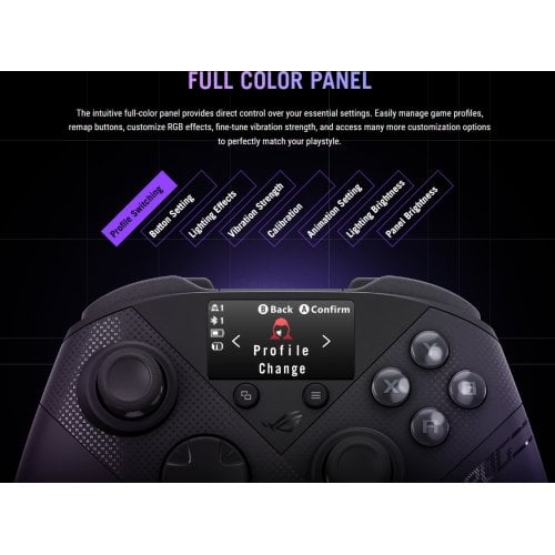 Геймпад Asus ROG Raikiri II Pro Wireless (90MP05A0-BDUA10) White купить в Украине | Telemart фото