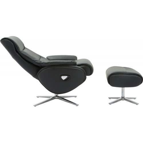 Кресло-реклайнер Qlab RC210 Leather (RC210B) Black купить в Украине | Telemart фото