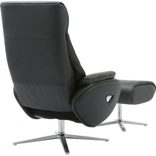 Кресло-реклайнер Qlab RC210 Leather (RC210B) Black купить в Украине | Telemart фото