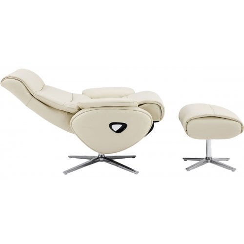 Кресло-реклайнер Qlab RC210 Leather (RC210OT) Oatmeal купить в Украине | Telemart фото