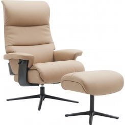 Кресло-реклайнер Qlab RC240 Leather (RC240BE) Beige